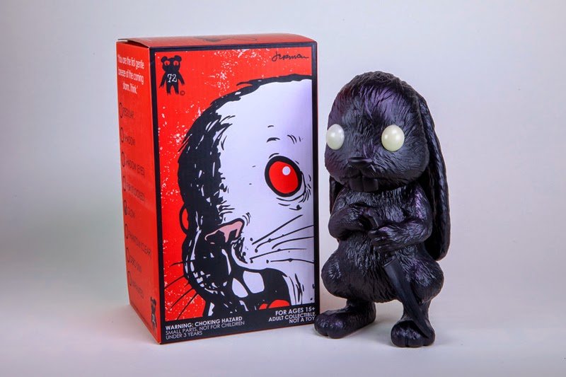 San Diego Comic-Con 2014 Exclusive Shadow Variant Choices Vinyl Figure with Glow in the Dark Eyes by Jermaine Rogers