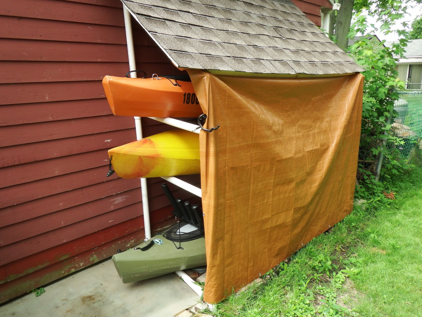 The Northern Spike DIY Kayak Storage Rack