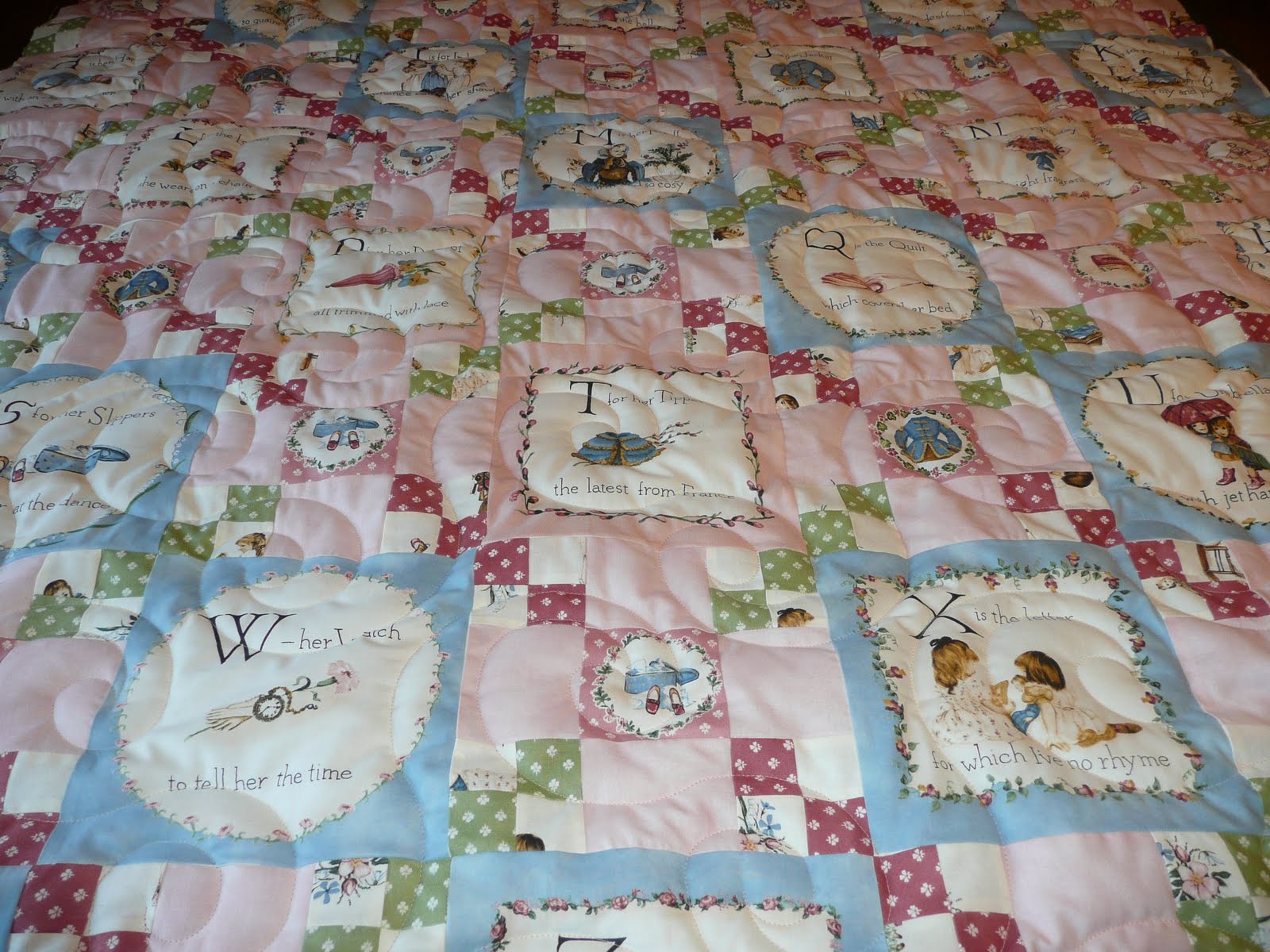 Acorn Ridge Quilting Peggy's A is for Annabelle Quilt