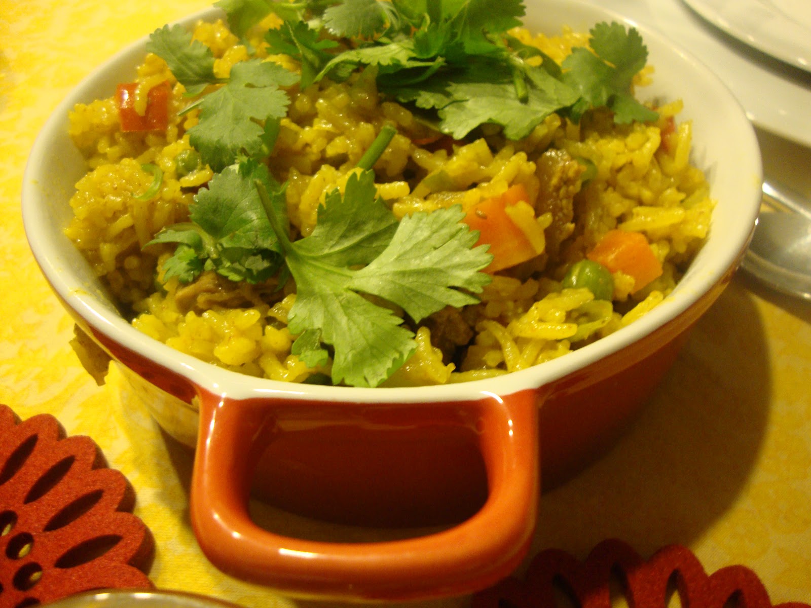 Receitas Pilaf de Vaca com Legumes