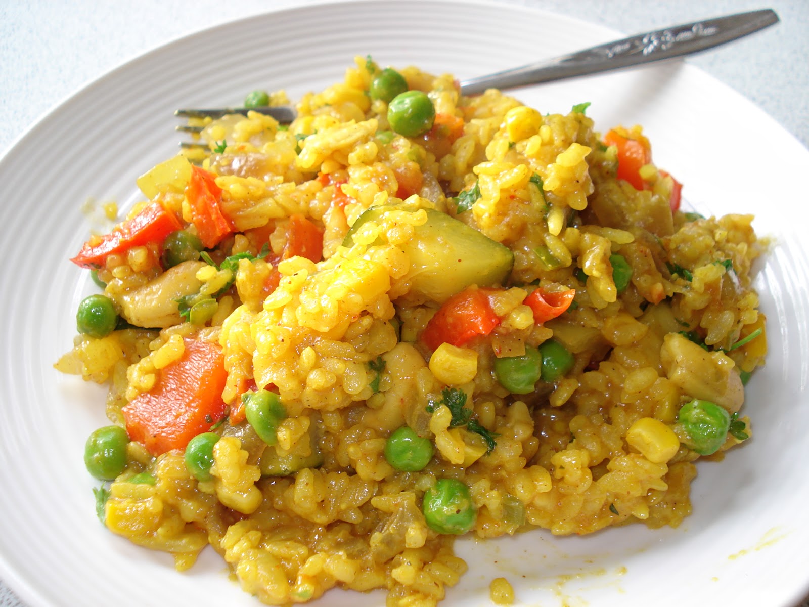 Vegetarian Paella GF Gluten Free SCD and Veggie