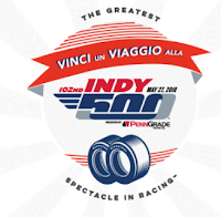 Vinci gratis la ''500 miglia di Indianapolis'' con un tuo amico e vola in America! Logo Vinci gratis la ''500 miglia di Indianapolis'' con un tuo amico e vola in America!
