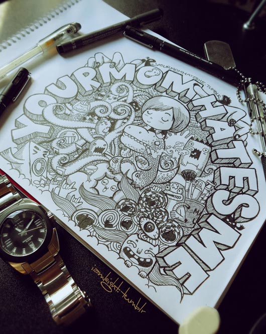 Doodle Art 40+ Awesome Doodle Art Inspiration Examples JayceoYesta