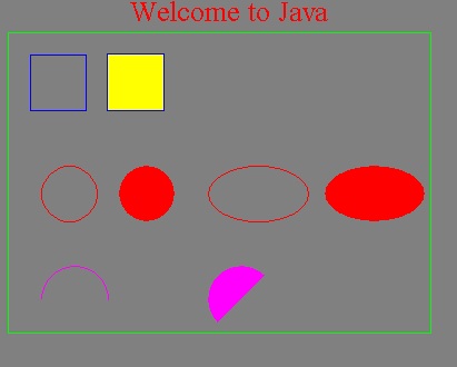 Display Different Shapes using Applets in JAVA ~ CSPrograms4u