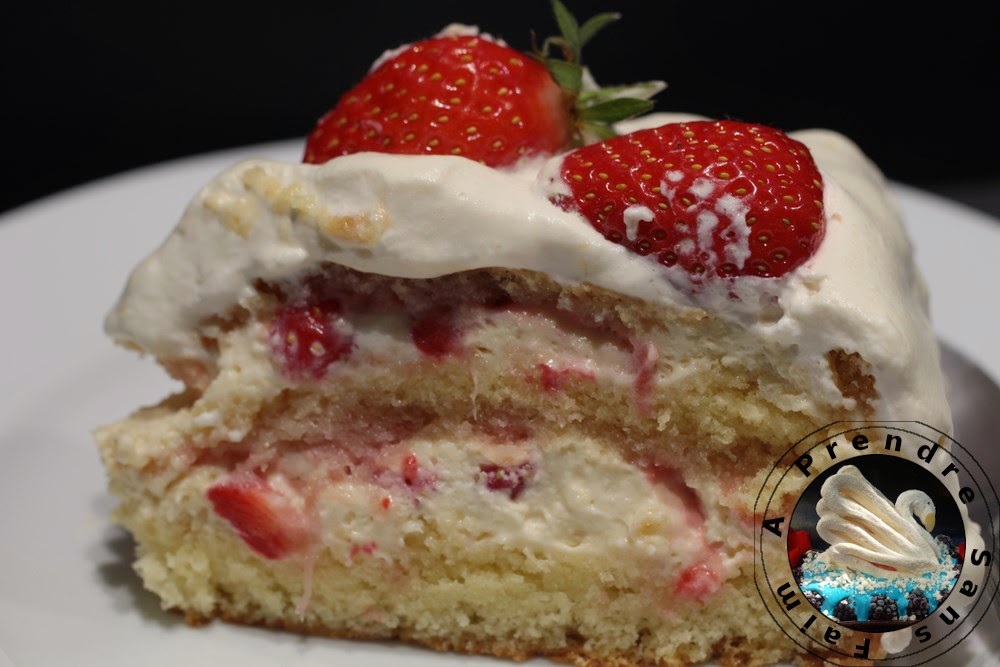 Gâteau suédois aux fraises