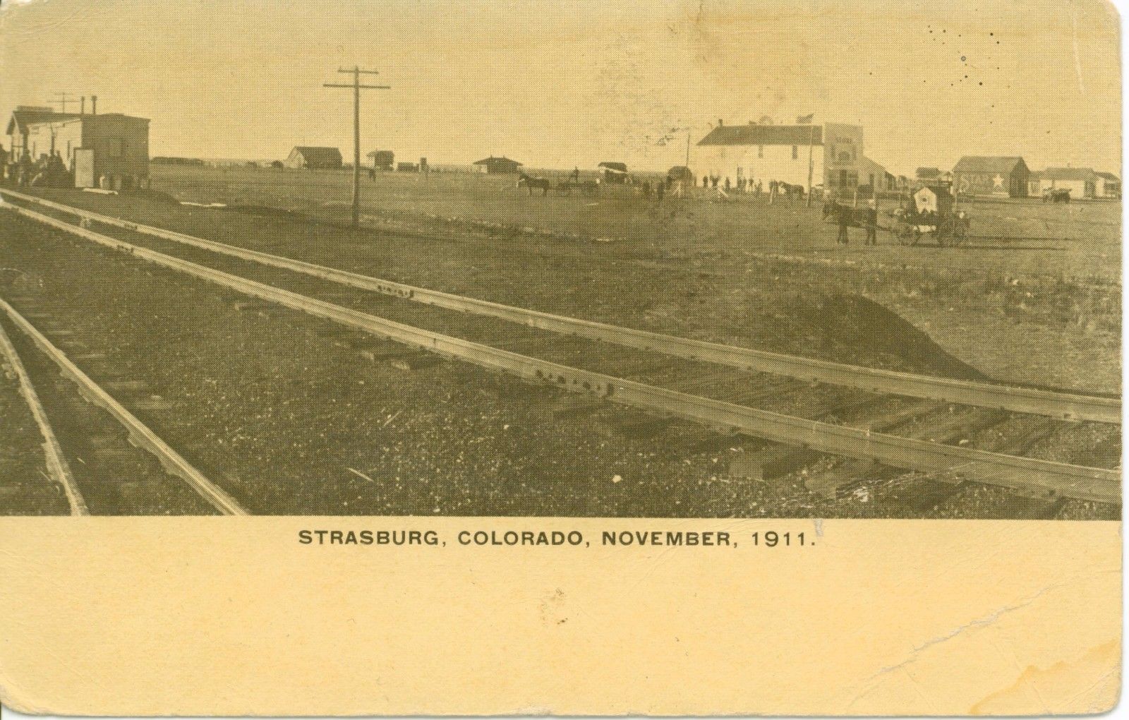 Colfax Avenue Colfax Avenue in Strasburg, Colorado in 1911