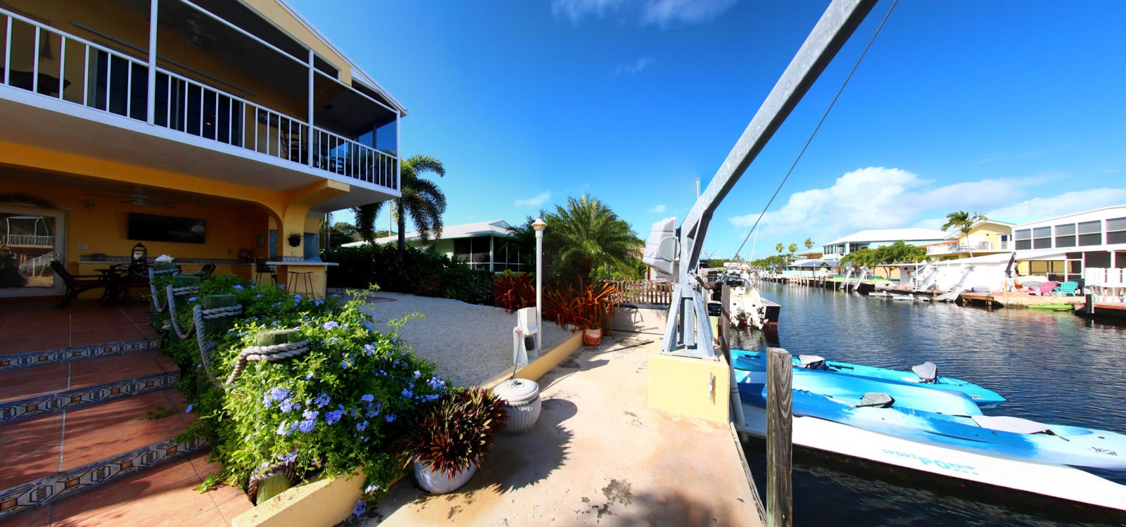 Real Estate in the Florida Keys Plantation key canal front house CBS 2