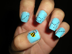 nails bumblebee bee bumble nailed metallic maria nail