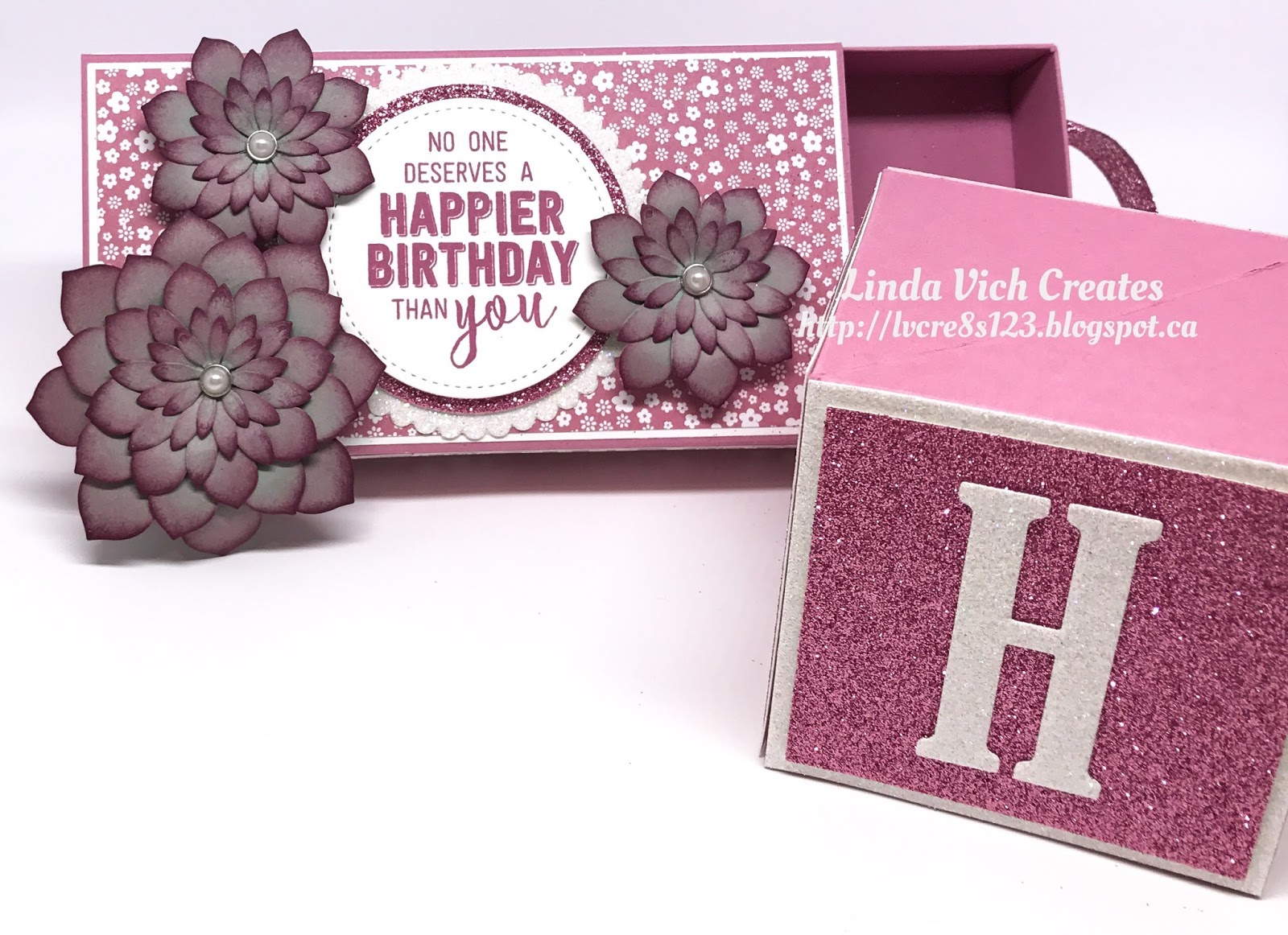 Linda Vich Creates Poppin' Box Birthday Card