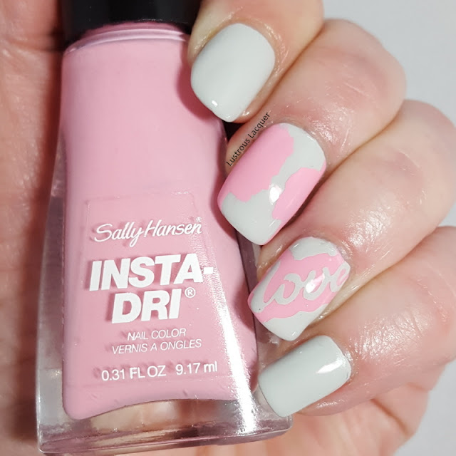 Love nail art for Valentines Day Lustrous Lacquer