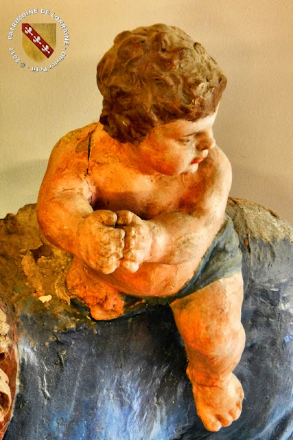 VIC-SUR-SEILLE (57) - Musée Georges de la Tour : Statue de Saint-Christophe (Fin XVIIe-Début XVIIIe siècles)