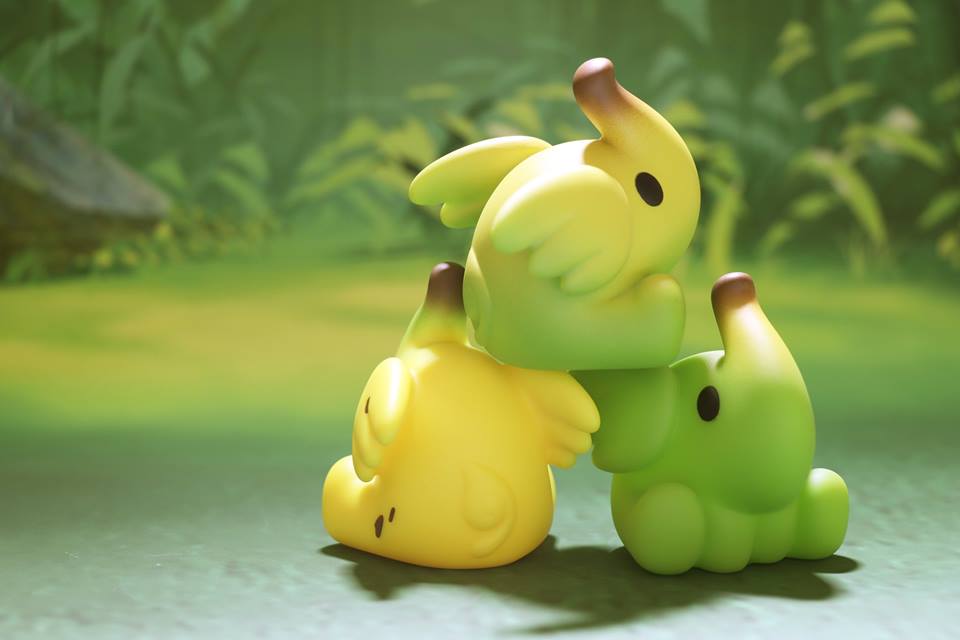 Ripe Banana Elfie by Unbox Industries Too Natthapong FREE SHIPPING