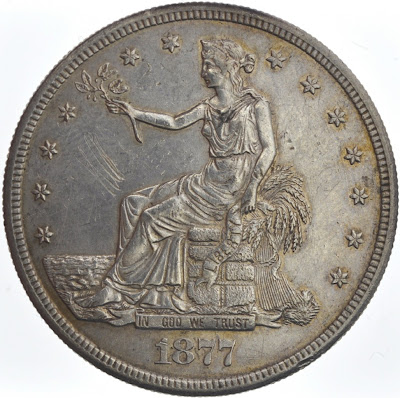Trade dollar United States coin