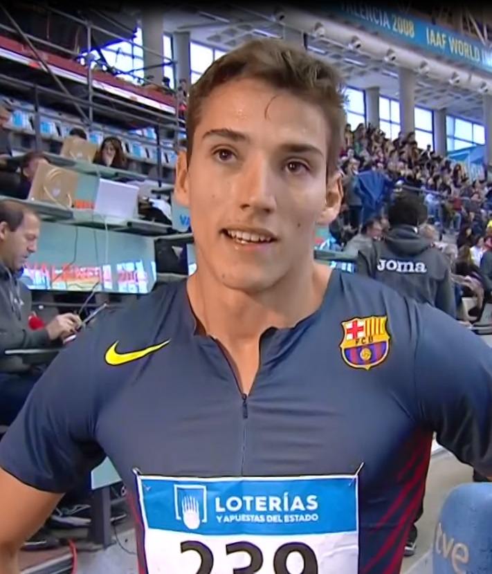 atletismo toledano Lucas Búa (F.C. Barcelona), Campeón de España