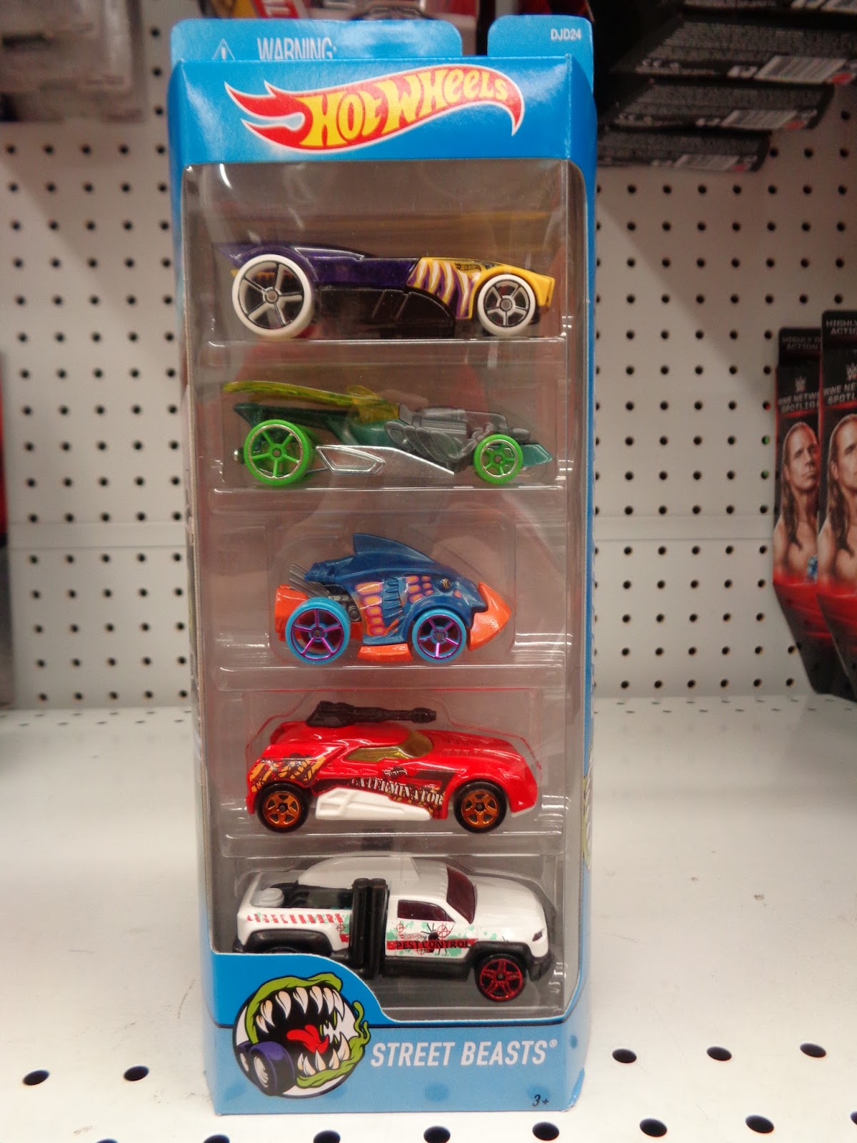 J And J Toys New Hot Wheels Street Beasts 5Pack