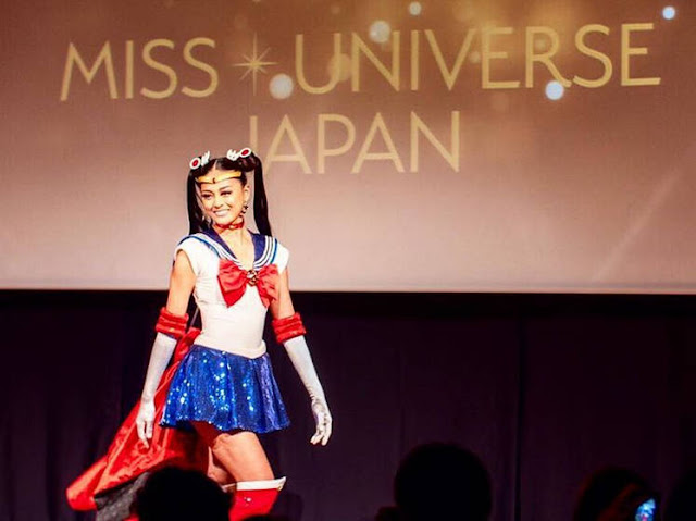 Yuumi Kato w stroju Czarodziejki z Księżyca, Sailor Moon