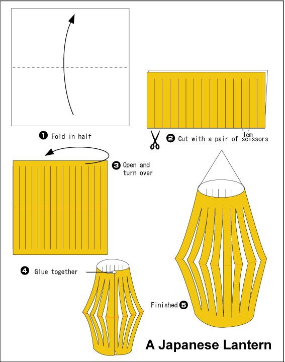 Making A Paper Lantern Printable Instructions