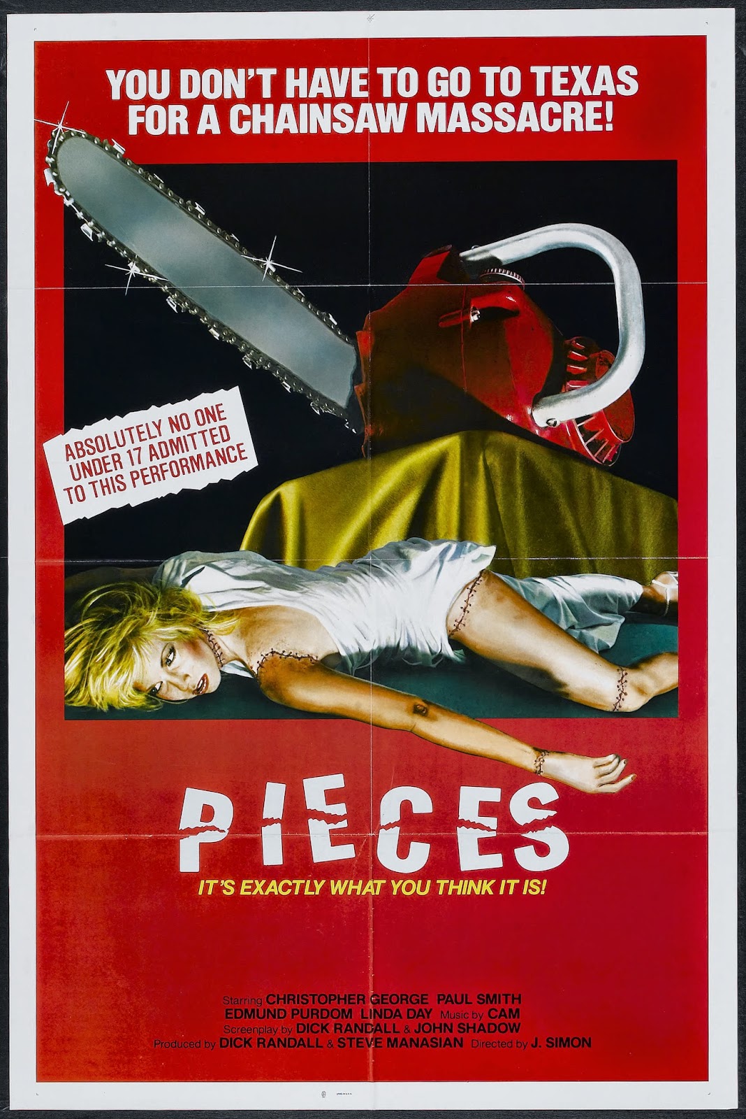 Pieces (1982) poster