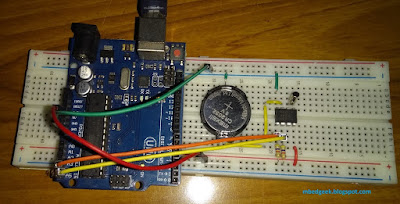 DS1307 Arduino Circuit