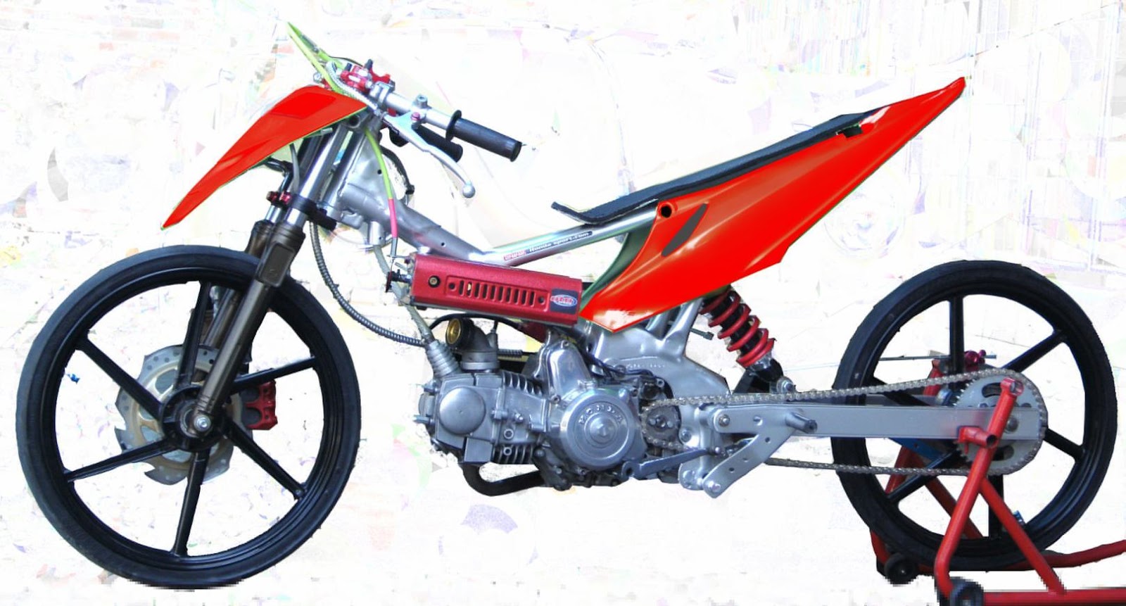 Download Ide Modifikasi Motor Supra X 125 Monoshock Terlengkap