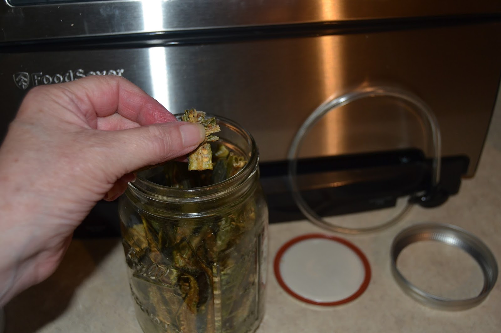 Perky Prepping Gramma How To Make Dehydrated Okra Chips