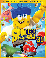 The Spongebob Movie Sponge Out of Water 3D Blu-ray Cover