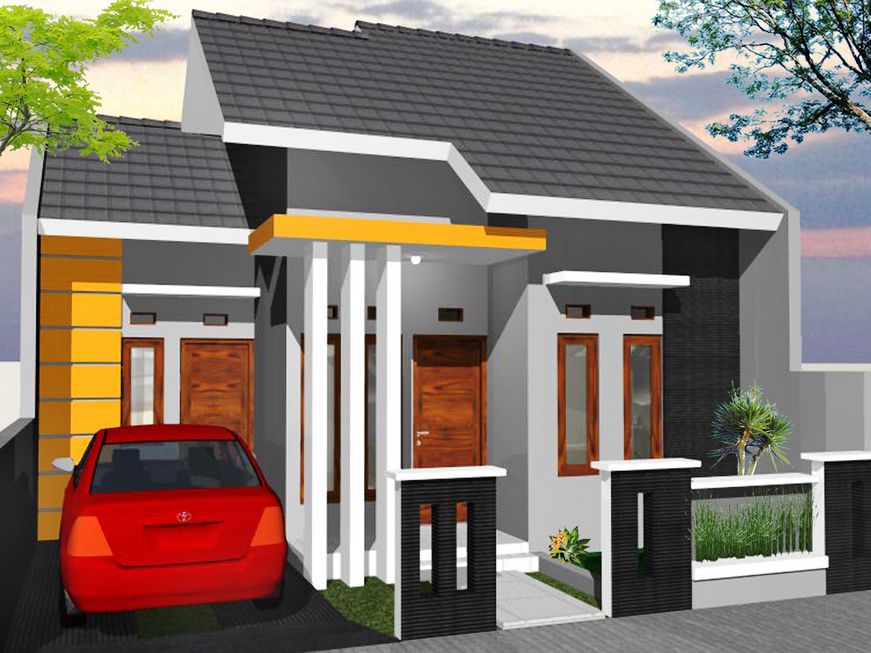 25+ model pagar rumah minimalis type 36 dengan desain 