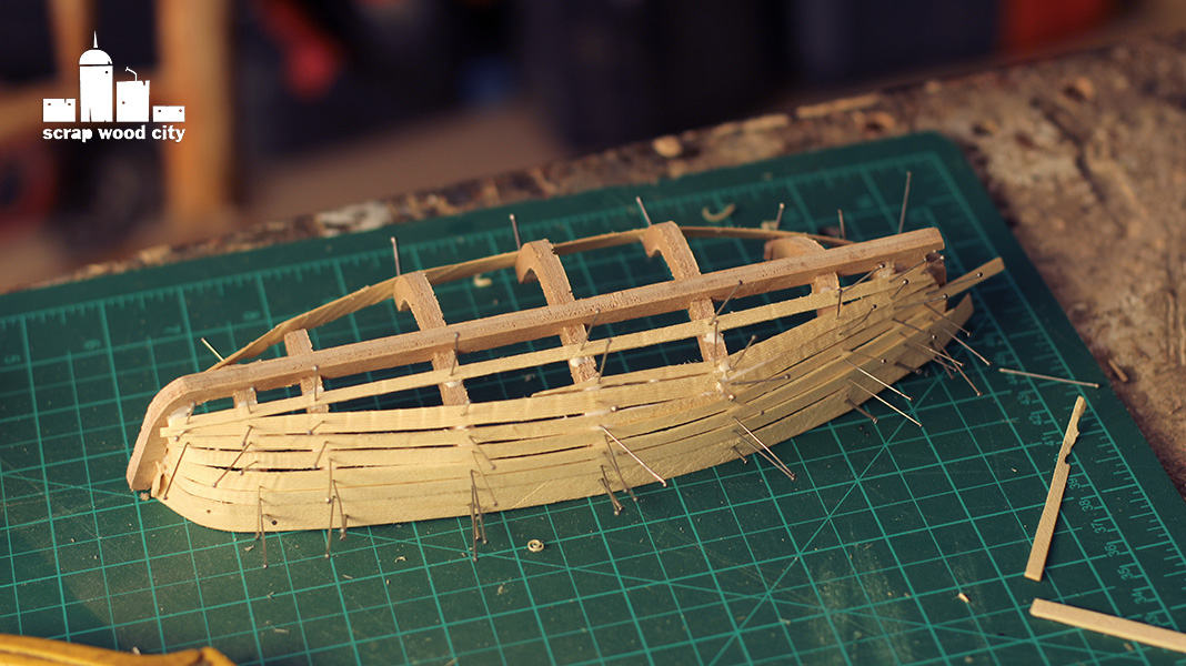 scrap wood city How I made my first Greek fishing boat model