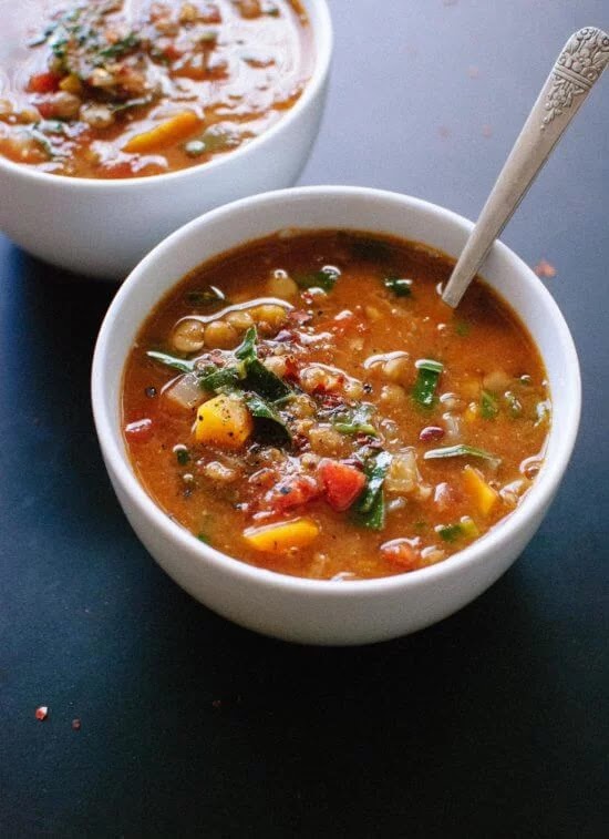 SPICED VEGAN LENTIL SOUP RECIPE SPICED VEGAN LENTIL SOUP RECIPE