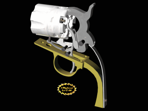 Работа револьвера. УСМ Colt 1851. УСМ револьвера Кольт 1835. Револьвер УСМ одинарного. Револьвер Colt Navy 1851 УСМ.