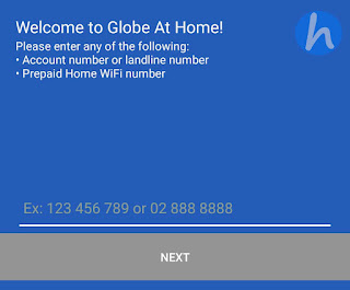 Globe DSL account verification