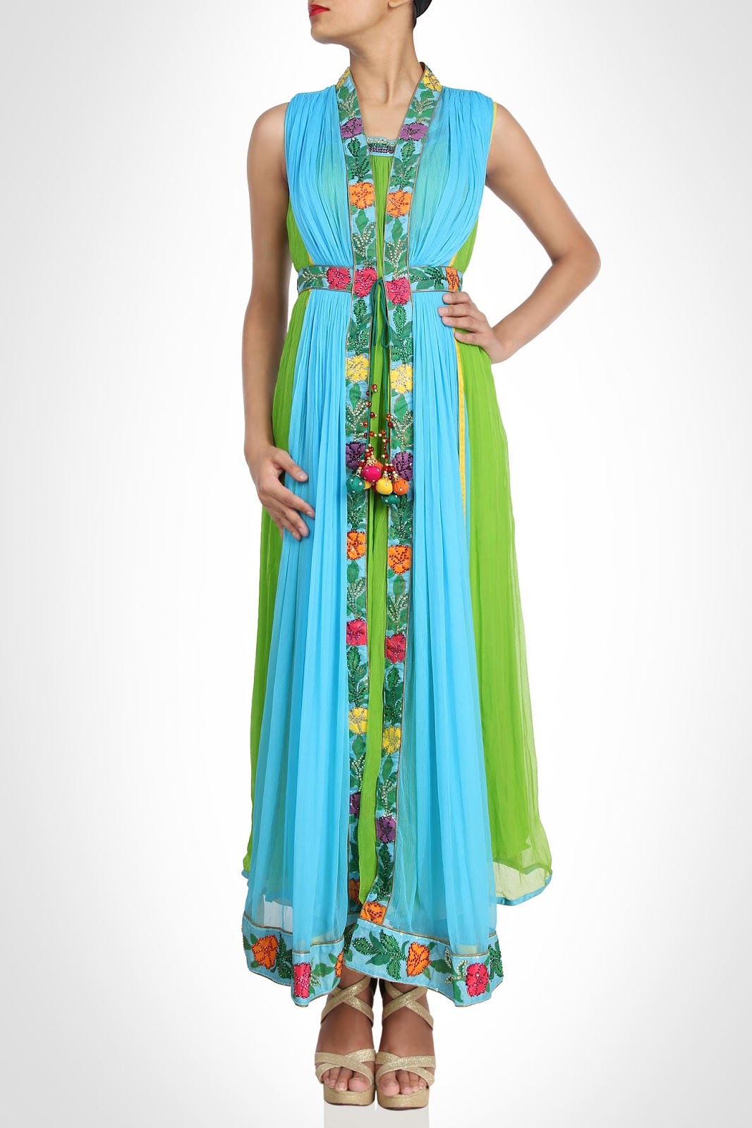 Latest Bollywood Designer Dresses 2013 Sketch Customs Clothing