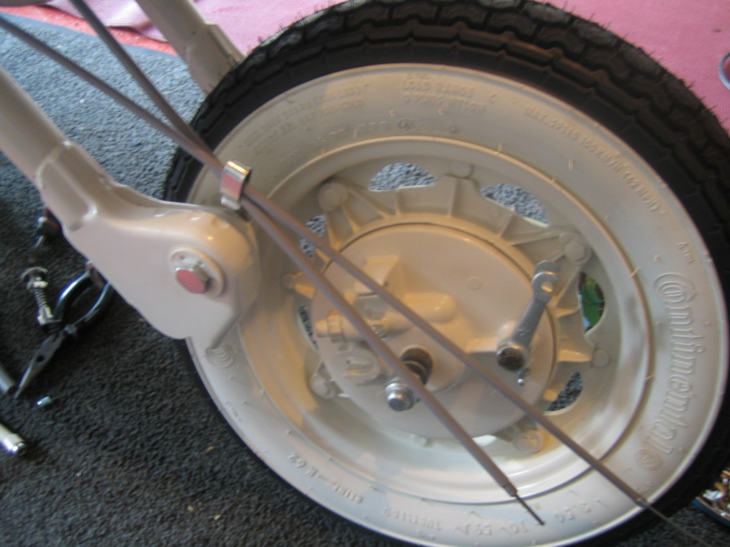 Lambretta Restoration Installing Speedo Cable