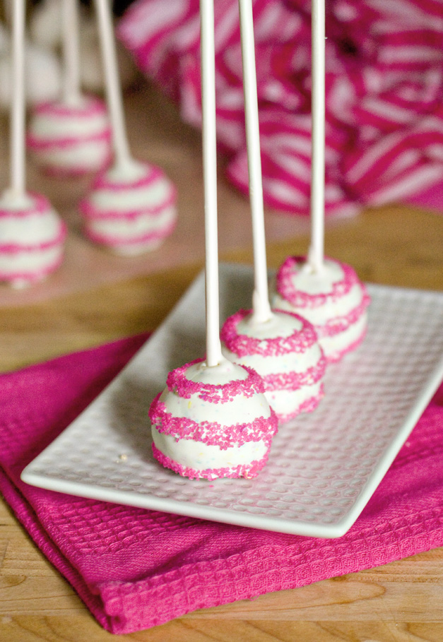 Erica's Sweet Tooth » Striped Cake Pops