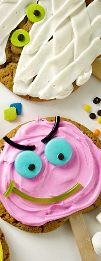 Monster Cookie Pops via Pillsbury