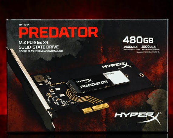 KingstonHyperX Predator PCIe SSD: Με ταχύτητες 1.000MB/s και 1.400MB/s