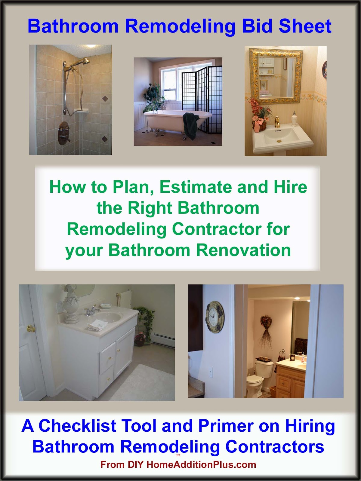 Home Addition How to Find a Good Bathroom Remodeling Contractor Home