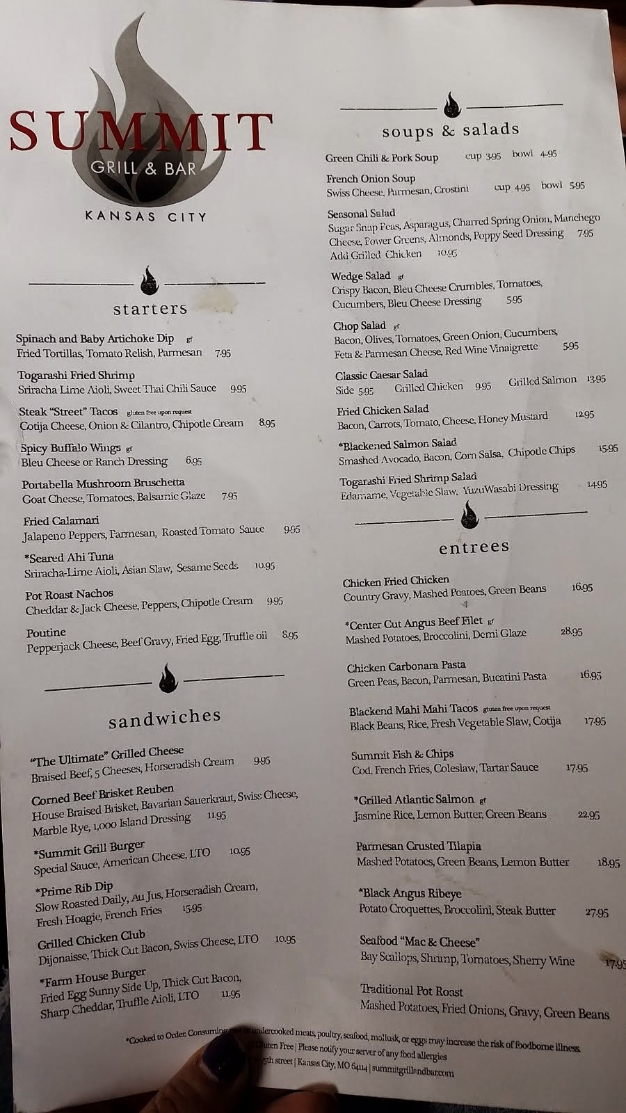 Eating Out Summit Grill, Waldo Kansas