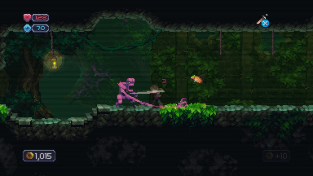 Chasm - enemies in the jungle hit hard, so boost your defense stats!