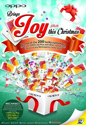 Oppo brings Joy Plus this Christmas