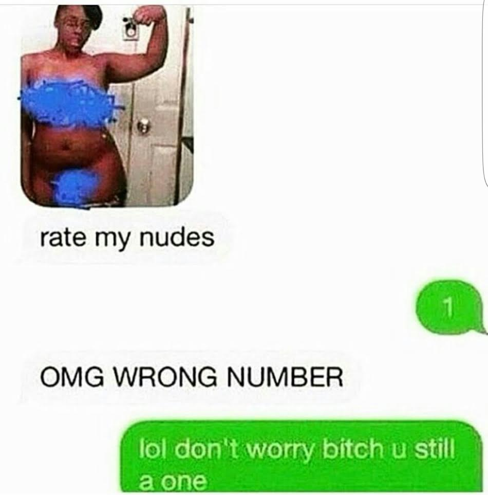 Girl sends her nudes to the wrong number and gets a savage response.