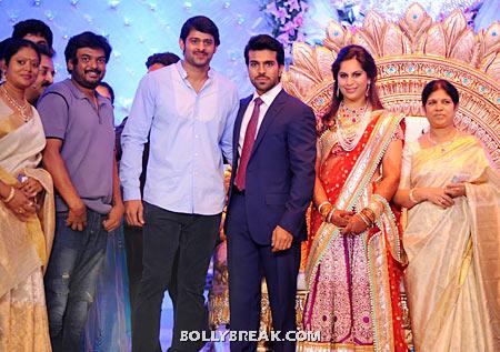 Puri Jaganath, Prabhas, Ram Charan, Upasana, Surekha - (13) - Ram Charan Teja's Upasana Kamineni Reception Pics
