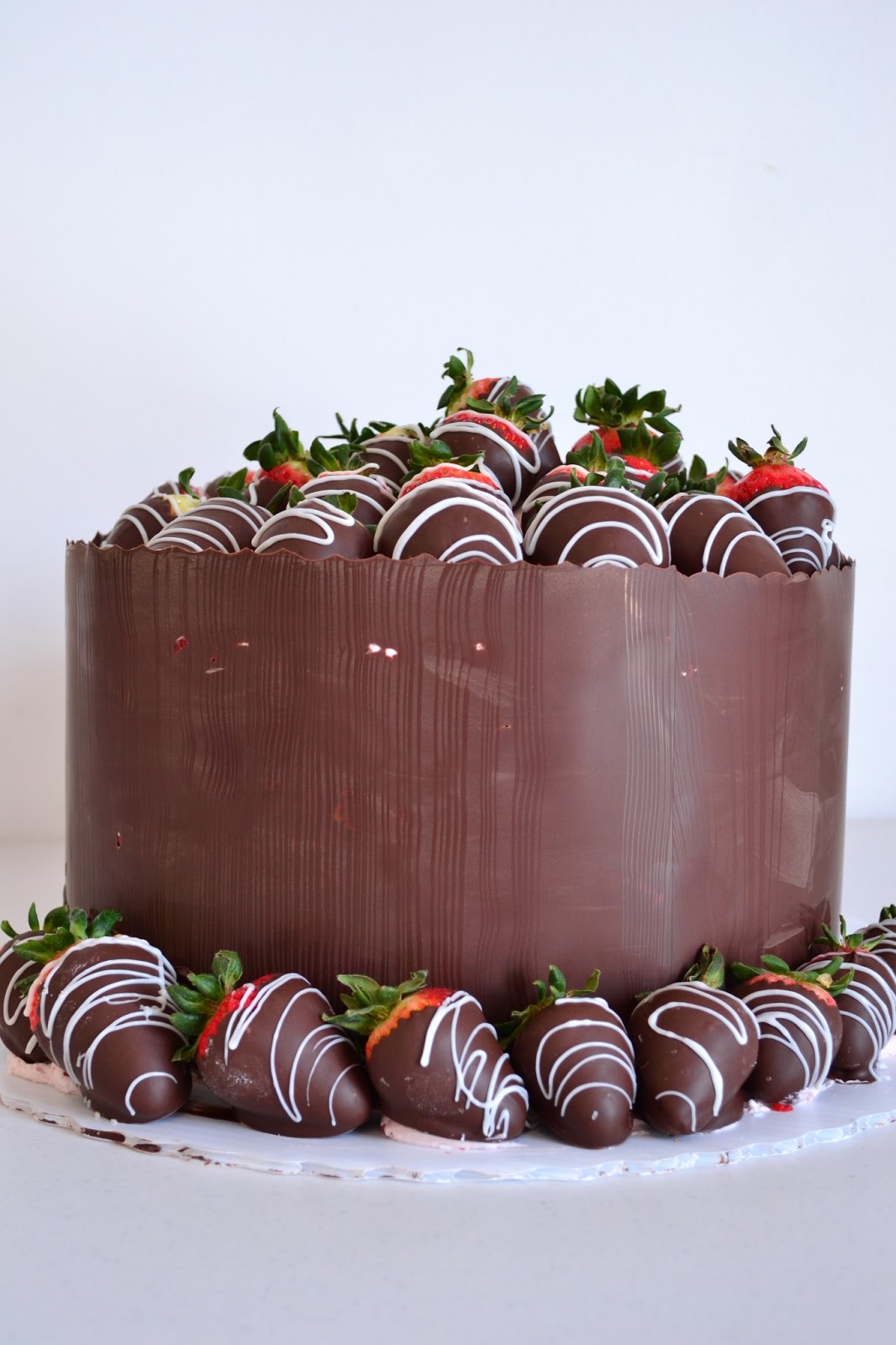 Oh, just put a cupcake in it.... Chocolate Covered Strawberry Cake...
