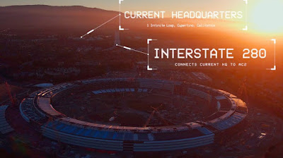 Aerial Footage of Apple Campus 2 at Sunset [Video]