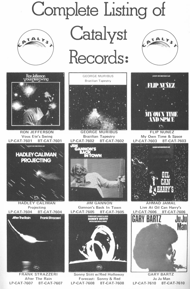 Freedom Records Jazz Catalyst Records Jazz Discography