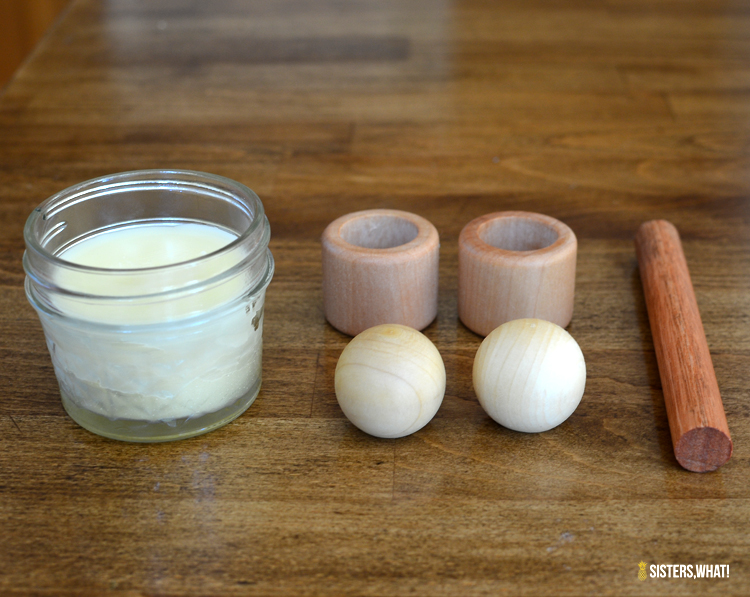 DIY Natural Wood Baby Rattle