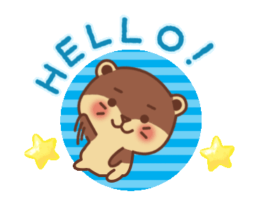 LINE Creators' Stickers - Benny Otter Animated Example with GIF ...