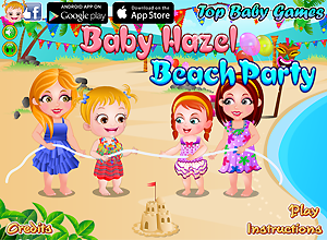 Baby Hazel Beach Party