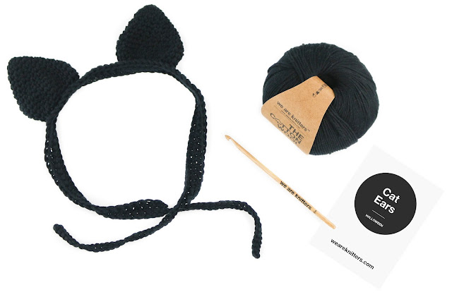 Kit para hacer orejas de gato con crochet
