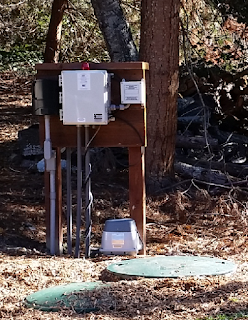 AquaKlear control center with blower & monitoring system